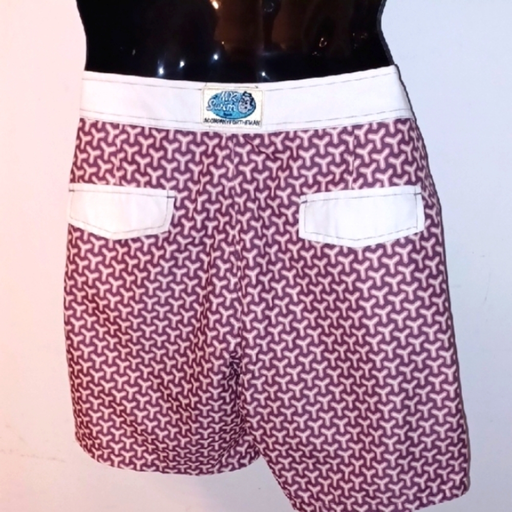 Mr. Swim Swimming Trunks with Drawstring Waistband, Size 34